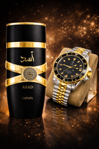 ASAD LATAFFA + RELOJ ROLEX BICOLOR NEGRO