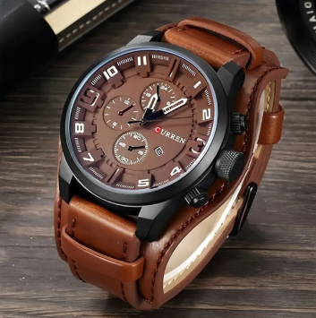 RELOJ CURREN CUERO