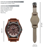RELOJ CURREN CUERO