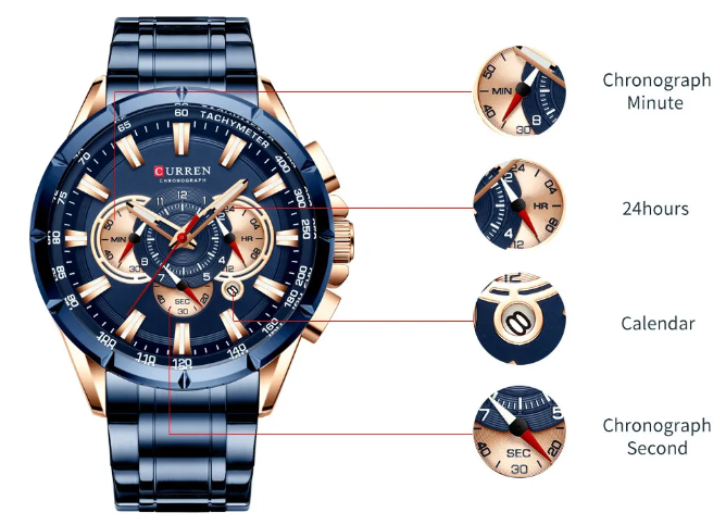 RELOJ CURREN PREMIUM