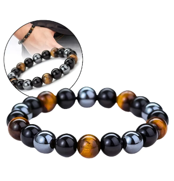 PULSERA ENERGÉTICA TRIPLE PROTECCIÓN