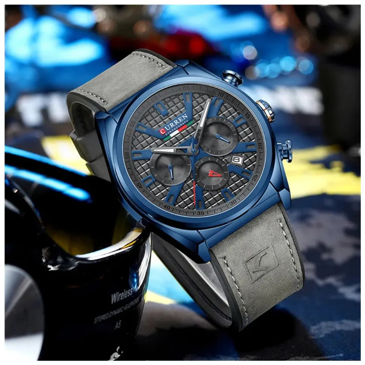 Reloj Curren Pulso Cuero Hombre - 8392